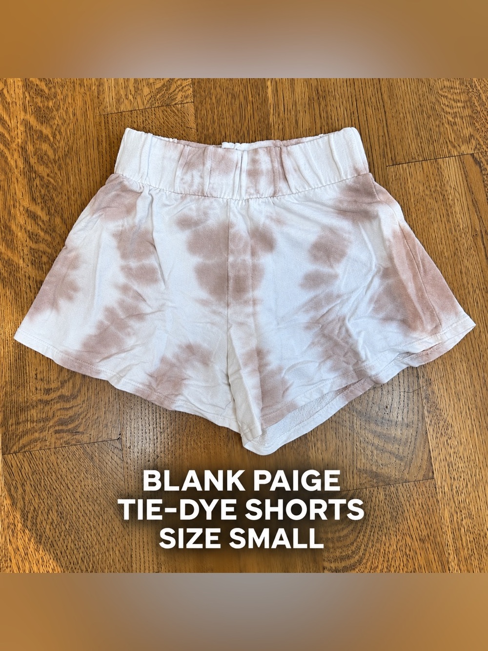 Blank Paige Tie Dye High Rise Lounge Shorts Size Small